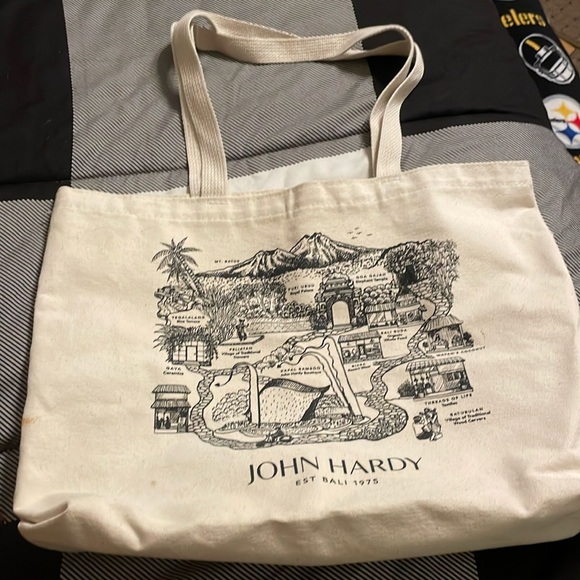 John Hardy canvas tote bag - Picture 1 of 2